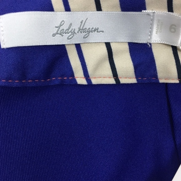 LADY HAGEN Golf Skort Skirt Caracas Renew Shorts Chevron Pickleball Size 6 NWT - Picture 7 of 12